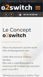 Mobile Screenshot of o2switch.fr