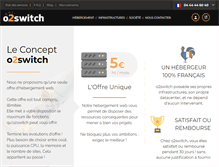 Tablet Screenshot of o2switch.fr